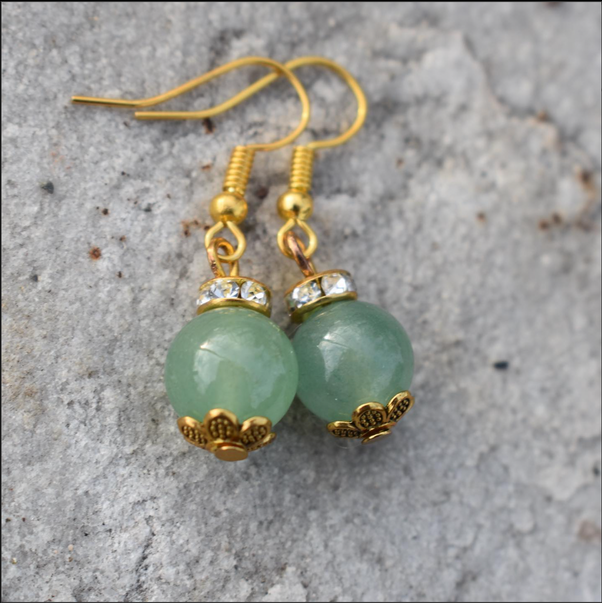 Green Aventurine Earrings